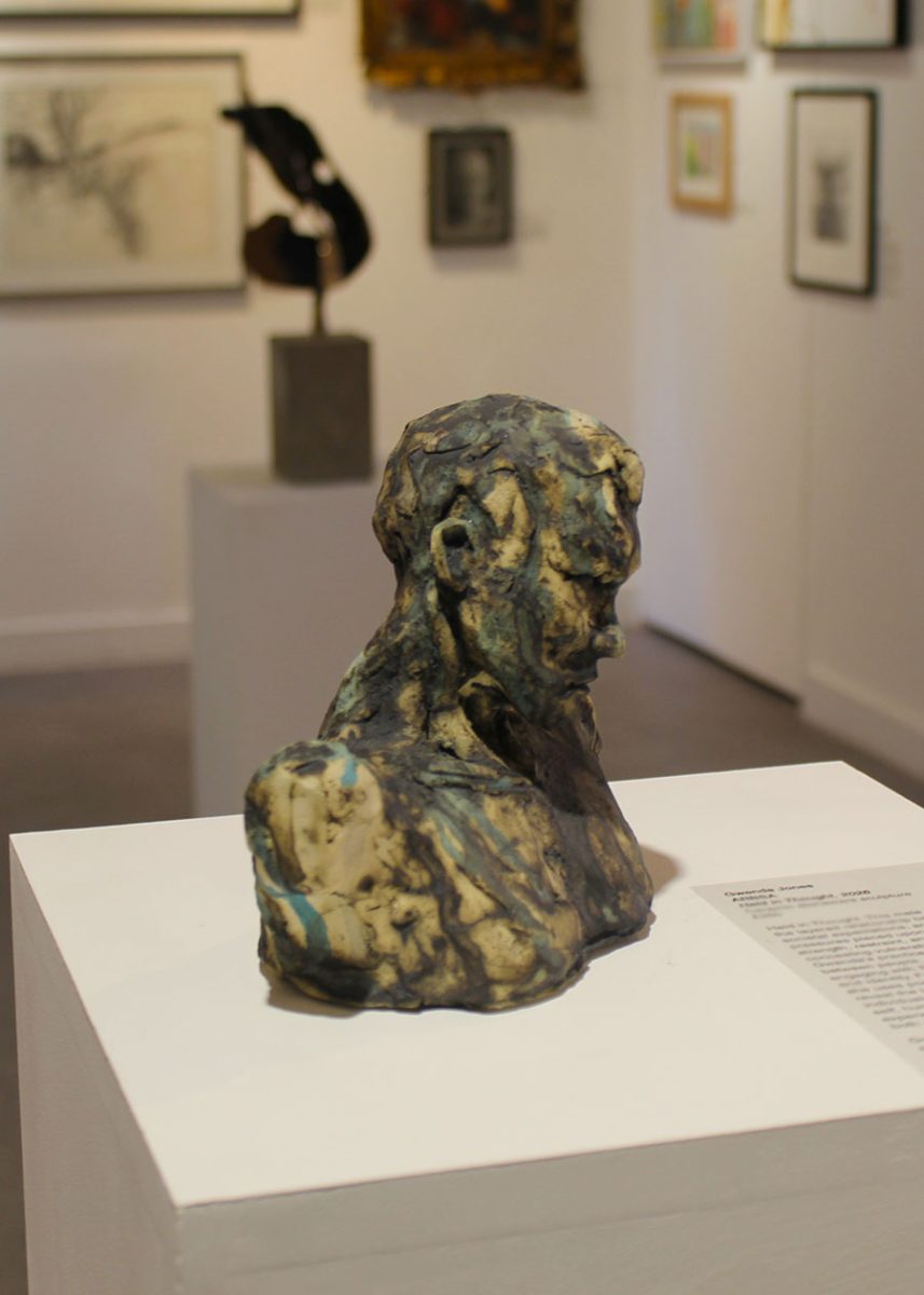 Held-in-Thought.-Ceramic-Stoneware-sculpture-by-Gwenda-Jones-at-RBSA-Birmingham