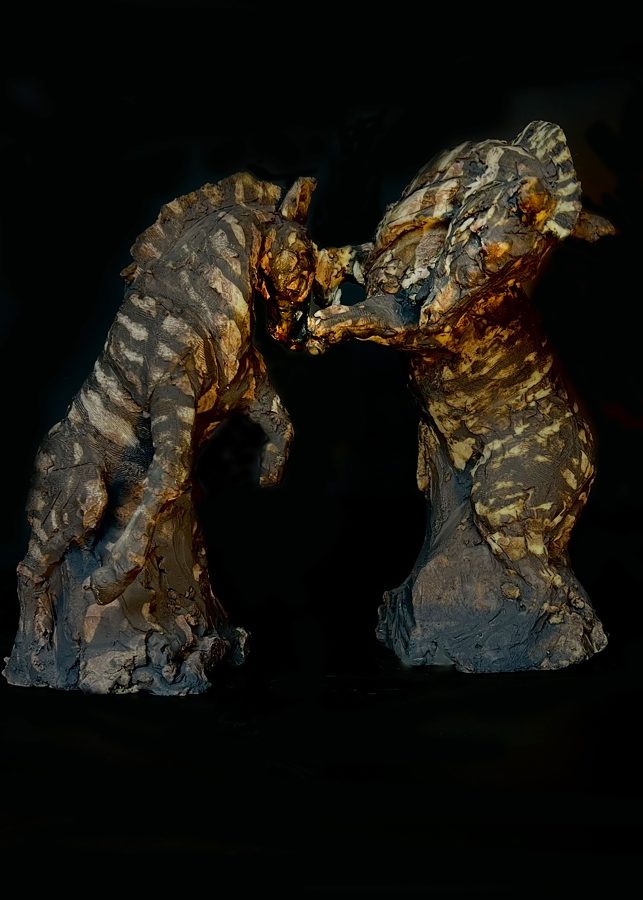 Jones.-Gwenda.-Blurred-Lines-1-2-Ceramic-Stoneware.-Sculpture-