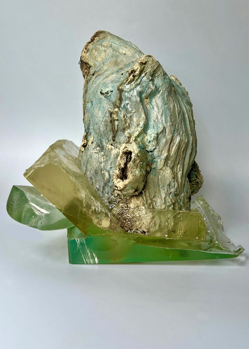 Jones.-Gwenda.-Sounding-Out-The-Melt-Line.-Ceramic-Stoneware-and-Resin.-Sculpture