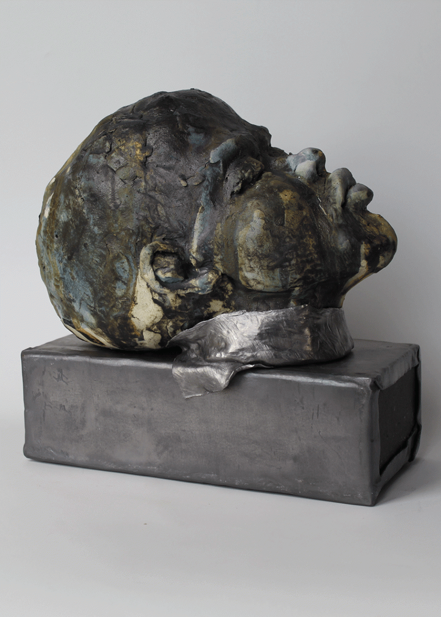 Longing-to-Belong.-Portrait-Sculpture-exploring-identity-and-belonging.Side-Profile