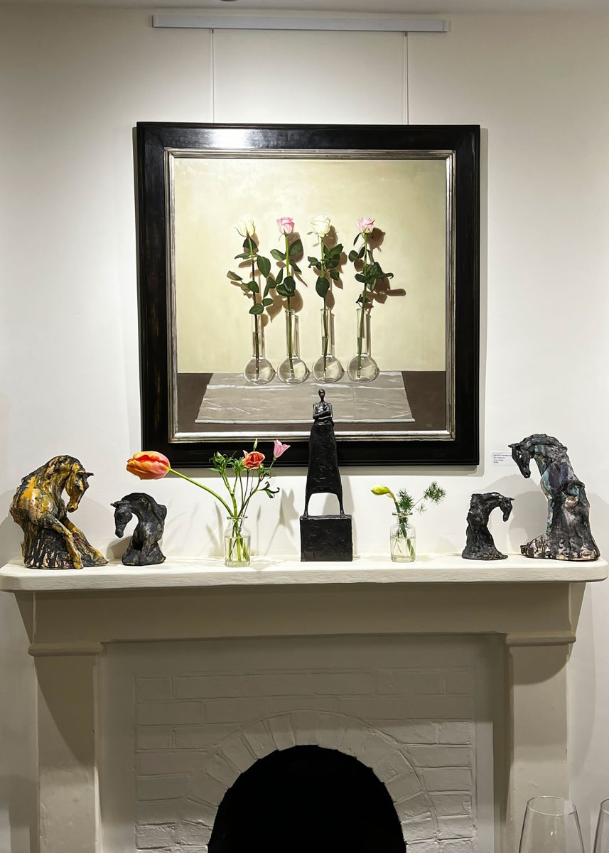 Shipston-Gallery-PV-Gwenda-Jones-Equine-Sculptures-alongside-artists-from-Panter-and-Hall-artists-COTSWOLDS GALLERY