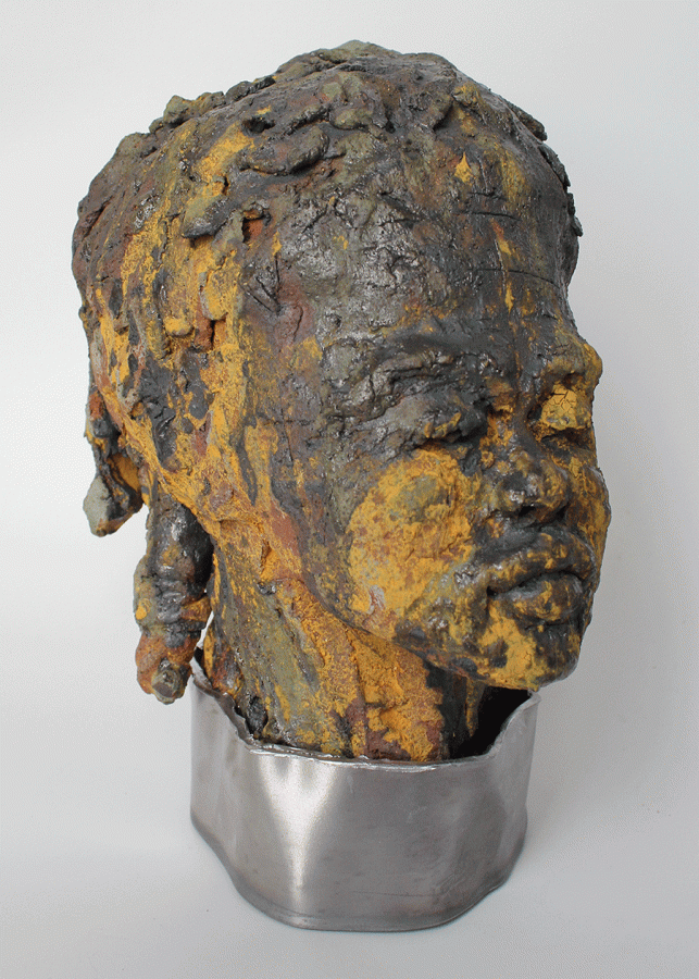 The-Skin-Were-In-Sculpture.-Ceramic-stoneware-and-metal-collar