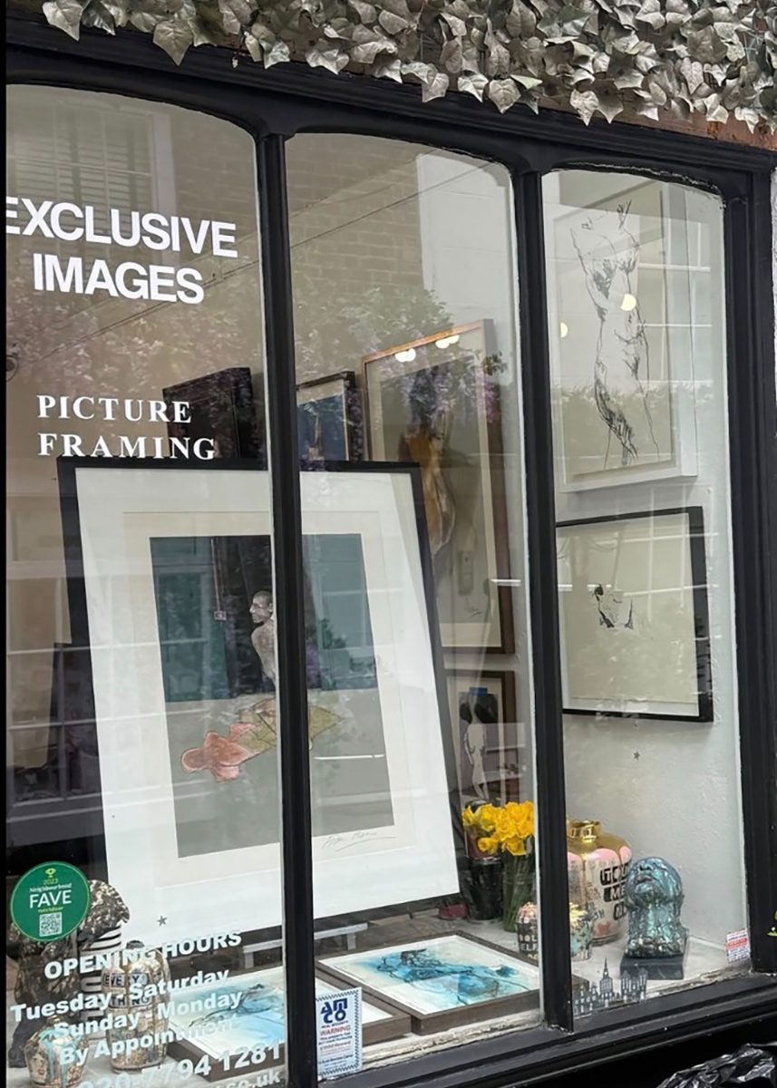 ZEBRA-ONE-GALLERY-HAMPSTEAD-GJS-in-window-with-Tracy-Emin-and-Francis-Bacon